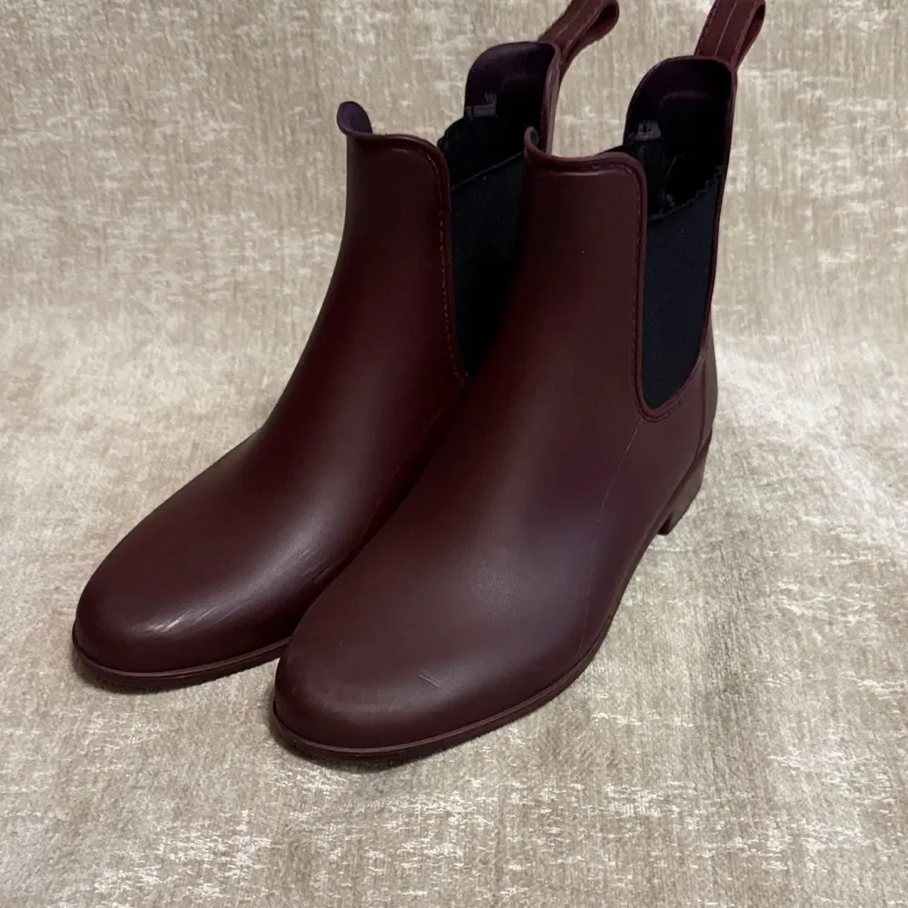 J. Crew Matte Chelsea rain boots